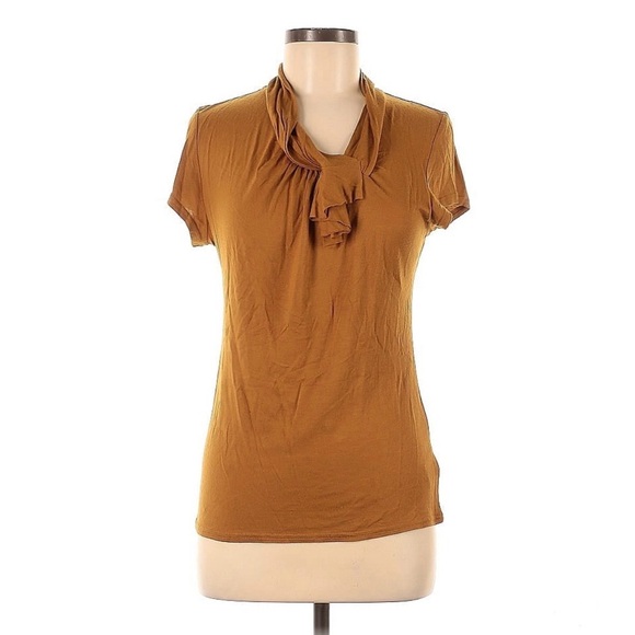 Anthropologie mocha top size M - Picture 3 of 4